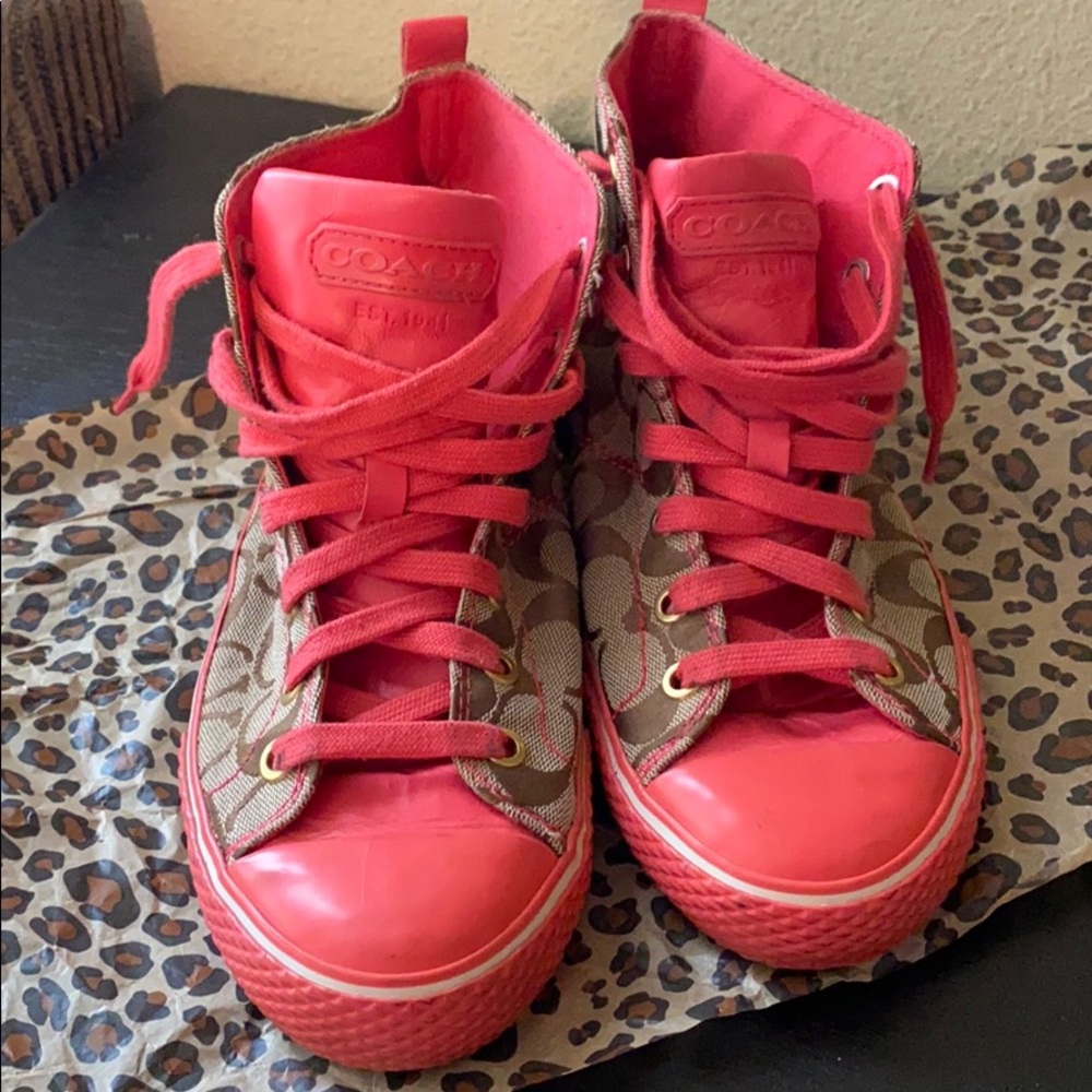 Coach high top sneakers “Franca”